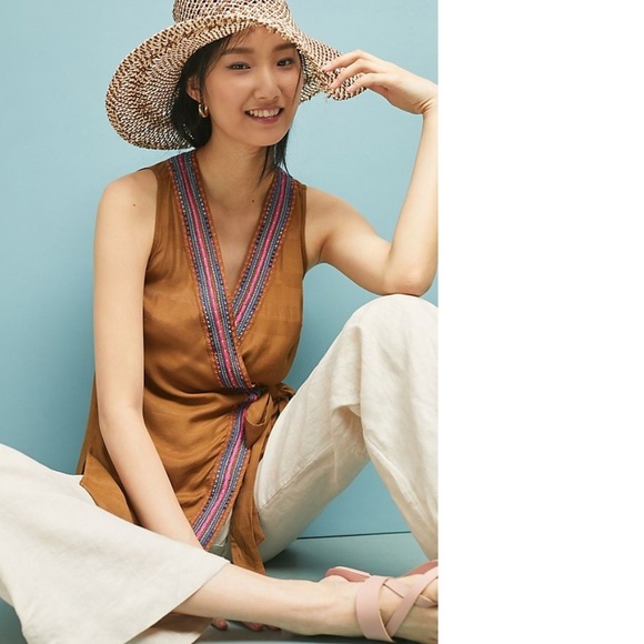 Anthropologie LIVIANA WRAP TUNIC new - Picture 2 of 8